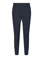 Spodnie damskie - VERO MODA Spodnie damskie VMVICTORIA MR Antifit Ankle Pants Petite, granatowy blezer, XS x 28L - miniaturka - grafika 1