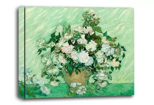 Roses 1890, Vincent van Gogh - obraz na płótnie Wymiar do wyboru: 30x20 cm - Obrazy i zdjęcia na płótnie - miniaturka - grafika 1