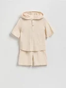 Spodenki dla niemowląt - Reserved - Bawełniany komplet - złamana biel - miniaturka - grafika 1