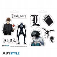Szkolne artykuły papiernicze - Naklejki zestaw naklejek DEATH NOTE Pamiętnik Śmierci Oryginal / 2 Arkusze - miniaturka - grafika 1