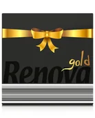 Dekoracje i nakrycia stołu na imprezę - Serwetki stołowe Renova GOLD, czarne, 40szt - miniaturka - grafika 1