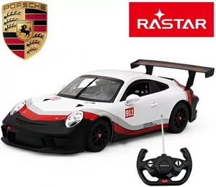 Rastar Duży Licencjonowany i Wysokiej Jakości Zdalnie Sterowany PORSCHE 911 GT3 CUP + Bezprzewodowy Pilot - Zabawki zdalnie sterowane - miniaturka - grafika 1