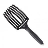 Szczotki i grzebienie do włosów - Olivia Garden Finger Brush, szczotka do rozczesywania i masażu, włosie dzika, duża - miniaturka - grafika 1