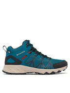 Buty trekkingowe męskie - Columbia Trekkingi Peakfreak II Mid Outdry 2100691 Turkusowy - miniaturka - grafika 1