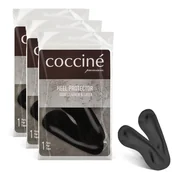 Akcesoria obuwnicze - 3x Zapiętki skórzane do butów heel protector czarne - miniaturka - grafika 1