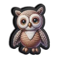 Kołdry i poduszki dla dzieci - Poduszka - Przytulanka Knitted Creatures Sowa - miniaturka - grafika 1