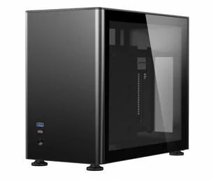 Jonsbo A4 Mini-ITX Szkło Hartowane - czarna - Obudowy komputerowe - miniaturka - grafika 1