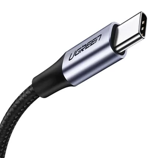 Kabel USB do USB-C QC3.0 UGREEN 1m z aluminiową wtyczką (czarny) - Kable - miniaturka - grafika 2