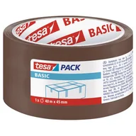 Taśmy klejące - Taśma pakowa BASIC brązowa 40 m x 45 mm tesa - miniaturka - grafika 1