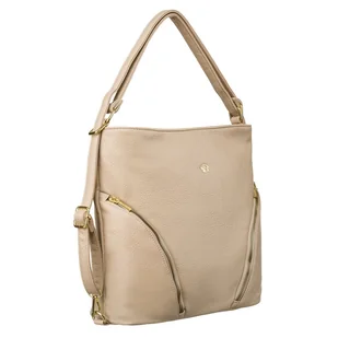 Shopperka damska Rovicky R-KP-18-A19 c. beżowa - ROVICKY - Torebki damskie - miniaturka - grafika 1