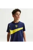 Koszulki dla chłopców - Męski T-shirt piłkarski Nike Atlético Madryt Swoosh - Niebieski - miniaturka - grafika 1