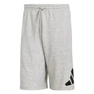 Spodenki męskie - Męskie Spodenki ADIDAS M MH BOSSHORTFT JE8957 – Szary - miniaturka - grafika 1