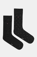 Skarpetki męskie - Tommy Hilfiger skarpetki 2-pack męskie kolor szary 701230780 - miniaturka - grafika 1