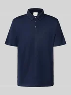 Koszulki męskie - Koszulka polo o kroju relaxed fit z wyhaftowanym logo model ‘SUPIMA’ - miniaturka - grafika 1