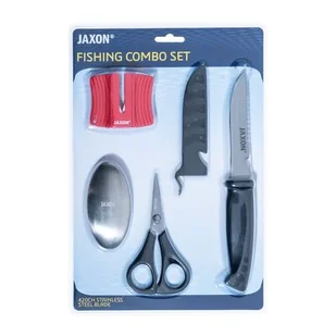 Zestaw wędkarski 101X nóż 20 cm + akcesoria Jaxon - Noże - miniaturka - grafika 1