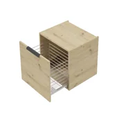 Szafki łazienkowe - Szafka łazienkowa pod blat z koszem na pranie Defra Faro 50 cm dąb artisan 001-B-05013 - miniaturka - grafika 1