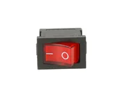 Wyłączniki światła i elektryczne - Tracon Electric Wyłącznik kołyskowy włącz-wyłącz czerwony TES-33 TES-33 - miniaturka - grafika 1