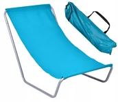 Leżaki ogrodowe - Leżak Plażowy Składany Do Torby Ogrodowy Na Plażę Outdorium Olek Niebieski - miniaturka - grafika 1