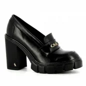 Mokasyny damskie - Damskie mokasyny na obcasie CARINII - Carinii - miniaturka - grafika 1