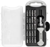 Bity - Zestaw bitów z uchwytem magnetycznym z grzechotką 115 mm, 21 szt. - miniaturka - grafika 1