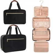 Akcesoria podróżnicze - Kosmetyczka Wobell 972 czarny - miniaturka - grafika 1