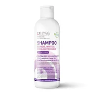 Szampony do włosów - Matujący szampon do włosów blond 250 ml | Fioletowe pigmenty neutralizujące żółte i pomarańczowe refleksy | Nawilżanie i odżywianie prebiotykami, olejem rycynowym i pantenolem | Sless Haircare - miniaturka - grafika 1