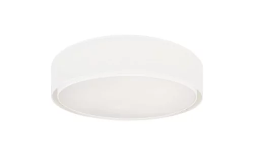Nowodvorski Plafon LAMPA sufitowa MIST 8944 okrągła OPRAWA abażurowa minimalistyczna biała 8944