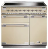 Kuchenki elektryczne - Kuchnia z płytą indukcyjną FALCON Elise 90 Kremowy szczotkowany nikiel - miniaturka - grafika 1