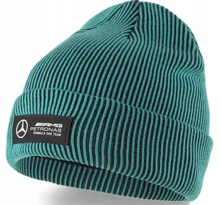 Czapka zimowa PUMA Mercedes MAPF1 Classic Cuff Beanie 023499-01 - Czapki damskie - miniaturka - grafika 1