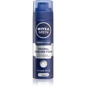 Kosmetyki do golenia - NIVEA MEN Protect & Care Pianka do golenia z aloesem, 200ml - miniaturka - grafika 1