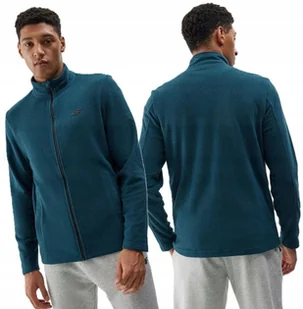 Ciepła bluza męska polarowa 4F polar męski ze stójką rozpinany R. XXL - Bluzy męskie - miniaturka - grafika 1