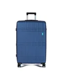 Walizki - Dielle Duża Twarda Walizka 130/70 Niebieski - miniaturka - grafika 1