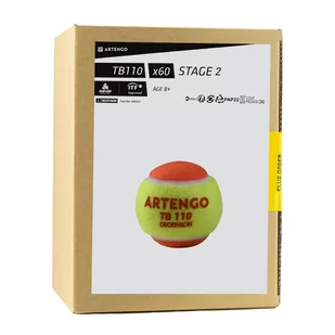 Piłka tenisowa Artengo TB110 x60 - Tenis ziemny - miniaturka - grafika 1