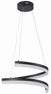Monacor - lampa wisząca LED czarny mat. 1x28W 2240Lm. 342501-30 - Lampy sufitowe - miniaturka - grafika 1