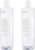 Płyny micelarne - Płyn micelarny Sensilis do cery wrażliwej oczyszczający 2 x 400 ml (8428749872207) - miniaturka - grafika 1
