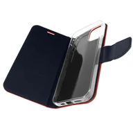 Etui i futerały do telefonów - Folio iPhone 14 Plus Etui z uchwytem na karty Stojak wideo Dwukolorowy Czerwony - miniaturka - grafika 1