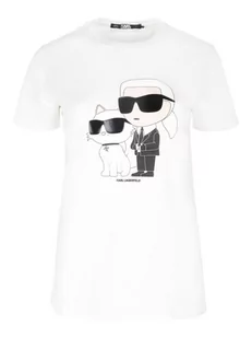 Damski T-shirt Karl Lagerfeld - KARL LAGERFELD - Koszulki i topy damskie - miniaturka - grafika 1