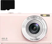 Aparaty Cyfrowe - INF Aparat cyfrowy 48 MP 2,7 K FHD z 16-krotnym zoomem cyfrowym, kamerą internetową, autofokusem Czarny - miniaturka - grafika 1