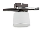 Lampy sufitowe - Lemir Astred plafon 1 pł chrom + rdza wenge O2281 P1 RW 015O2281 P1 RW - miniaturka - grafika 1