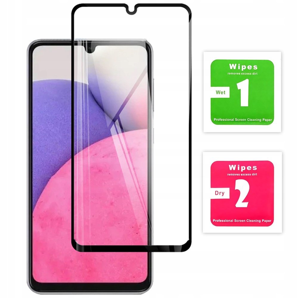 SZKŁO HARTOWANE 5D OCHRONNE PEŁNE CAŁY EKRAN Z RAMKĄ DO SAMSUNG GALAXY A33