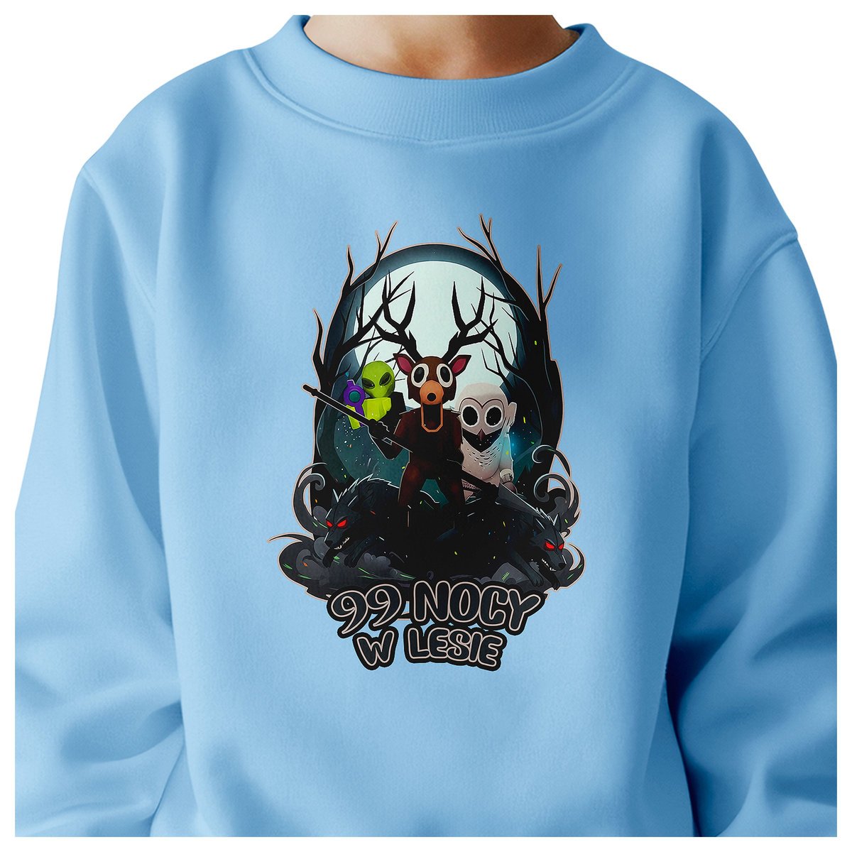 BLUZA DZIECIĘCA 99 NOCY W LESIE ROBLOX DLA CHŁOPCA DZIEWCZYNKI 110-116