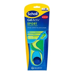 SCHOLL Wkładki do obuwia sportowego L (rozm. 40 - 46,5) - Akcesoria obuwnicze - miniaturka - grafika 1