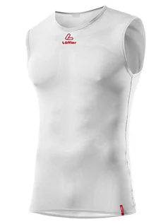 Koszulki sportowe męskie - Löffler Top funkcyjny w kolorze białym - grafika 1