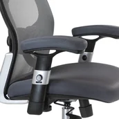 Krzesła i taborety kosmetyczne - Fotel ergonomiczny CorpoComfort BX-4144 Szary - miniaturka - grafika 1