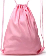 Worki na buty - LisanBags Różowy plecak worek na sznurkach BASIC - miniaturka - grafika 1