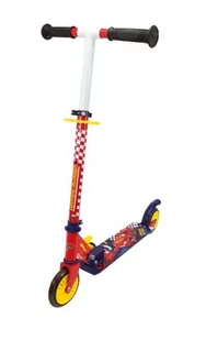 Smoby 750337 Cars hulajnoga z hamulcem, składana, kolorowa 750337 - Hulajnogi - miniaturka - grafika 1