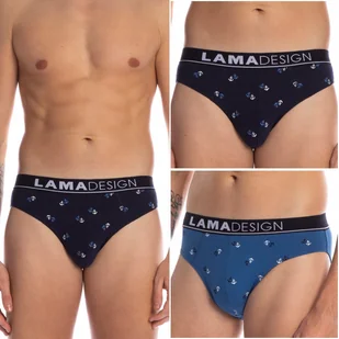 SLIPY Męskie Lama 2 PARY majtki BAWEŁNIANE - XXL - Majtki męskie - miniaturka - grafika 1