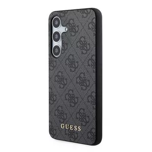 Guess GUHCS24SG4GFGR S24 S921 czarny/black hardcase 4G Metal Gold Logo - Etui i futerały do telefonów - miniaturka - grafika 2