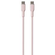 Kable USB - Kabel USB Typ-C - USB Typ-C PURO Icon Soft Cable 1.5 m Różowy - miniaturka - grafika 1