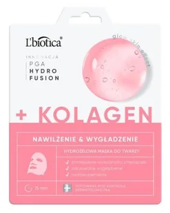 L'biotica Hydro Fusion Hydrożelowa maska do twarzy z kolagenem 1szt - Maseczki do twarzy - miniaturka - grafika 1
